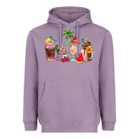 Lavender summer coffee cups Heavyweight Hoodie - AdoDesignShop