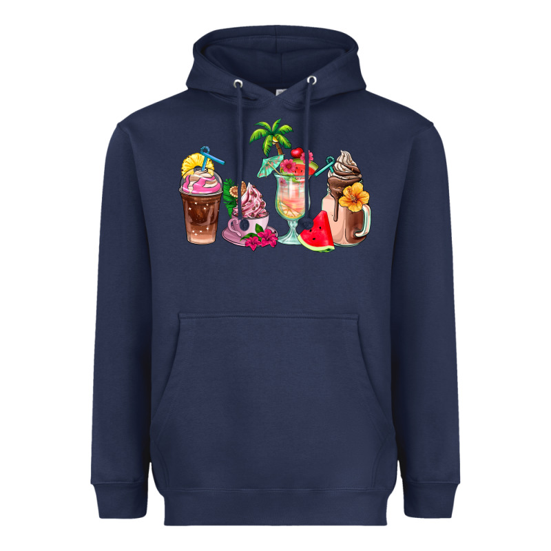 Summer Coffee Cups Heavyweight Hoodie by AdoDesignShop | Teevron