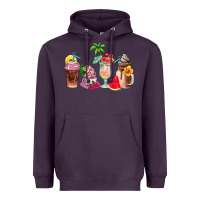 Plum summer coffee cups Heavyweight Hoodie - AdoDesignShop