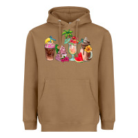Toasted Coconut summer coffee cups Heavyweight Hoodie - AdoDesignShop