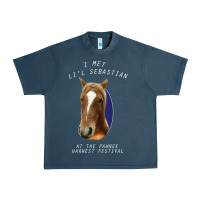 Midnight Navy I met lil Sebastian Urban Heavy Tee - Bettercallsaul