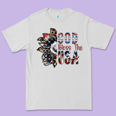 God Bless The Usa Premium Tee Designed By Sublimationcraftshop