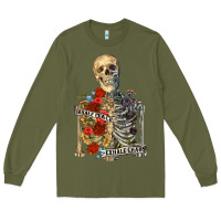Army Green inhale peace exhale chaos Long Sleeve Tee - RanaPortraitStore
