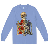 Colony Blue inhale peace exhale chaos Long Sleeve Tee - RanaPortraitStore