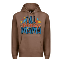 Chestnut all american mama Premium Hoodie - MaliasSmallBusiness