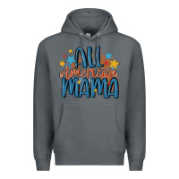 Rock all american mama Premium Hoodie - MaliasSmallBusiness