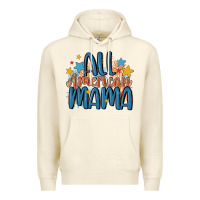 Sandshell all american mama Premium Hoodie - MaliasSmallBusiness