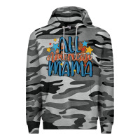 Slate Camo all american mama Premium Hoodie - MaliasSmallBusiness