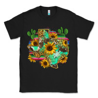 Black texas map Classic Tee - Zillion Design Studio