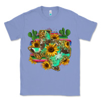 Colony Blue texas map Classic Tee - Zillion Design Studio