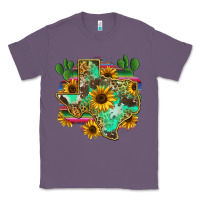 Lavender texas map Classic Tee - Zillion Design Studio