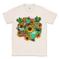 Natural texas map Classic Tee - Zillion Design Studio