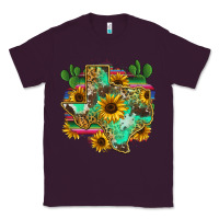 Plum texas map Classic Tee - Zillion Design Studio