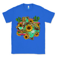 True Royal texas map Classic Tee - Zillion Design Studio