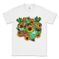White texas map Classic Tee - Zillion Design Studio