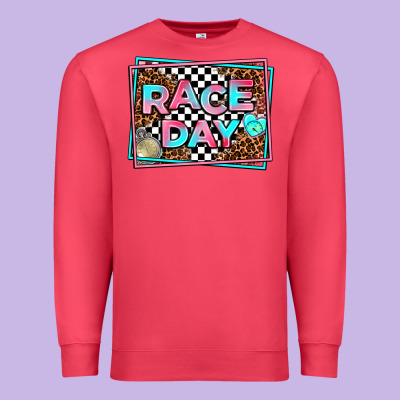 Race Day Premium Sweatshirt Designed By Adodesignshop