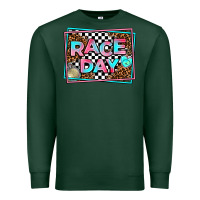 Sports Green race day Premium Sweatshirt - AdoDesignShop