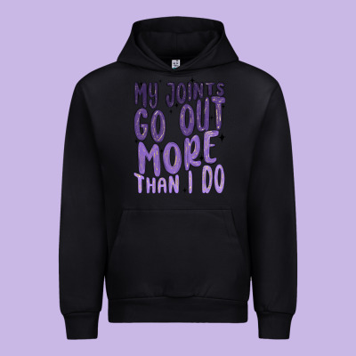 My Joints Go Out More Than ı Do Urban Hoodie Designed By Maliassmallbusiness