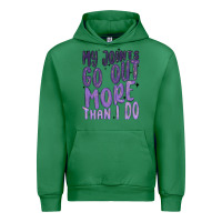 Emerald my joints go out more than ı do Urban Hoodie - MaliasSmallBusiness