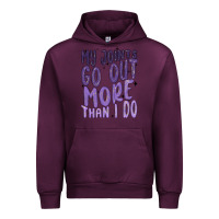 Mauve Wine my joints go out more than ı do Urban Hoodie - MaliasSmallBusiness