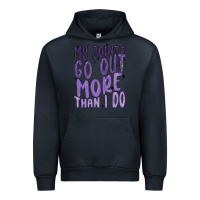 Navy my joints go out more than ı do Urban Hoodie - MaliasSmallBusiness