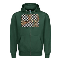 Sports Green race leopard background Zipper Hoodie - Zillion Design Studio