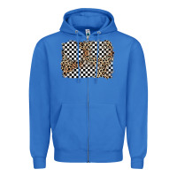 True Royal race leopard background Zipper Hoodie - Zillion Design Studio