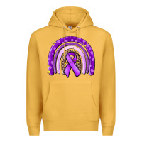 Mustard awerenes ribbon  rainbow Premium Hoodie - MaliasSmallBusiness