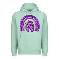 Seafoam awerenes ribbon  rainbow Premium Hoodie - MaliasSmallBusiness
