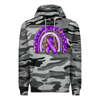 Slate Camo awerenes ribbon  rainbow Premium Hoodie - MaliasSmallBusiness