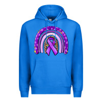 True Royal awerenes ribbon  rainbow Premium Hoodie - MaliasSmallBusiness