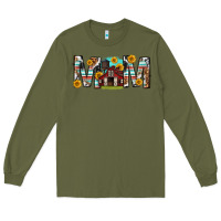 Army Green barn mom western mother s day Long Sleeve Tee - texasbilliewilder