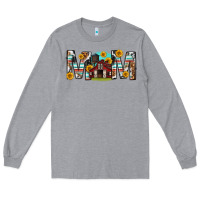 Heather Grey barn mom western mother s day Long Sleeve Tee - texasbilliewilder