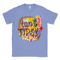 Colony Blue tan tipsy summer Classic Tee - texasbilliewilder