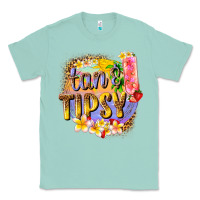 Seafoam tan tipsy summer Classic Tee - texasbilliewilder
