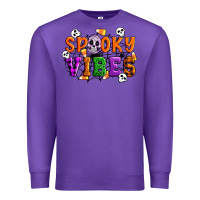 Purple Spooky vibes Premium Sweatshirt - Artiststas