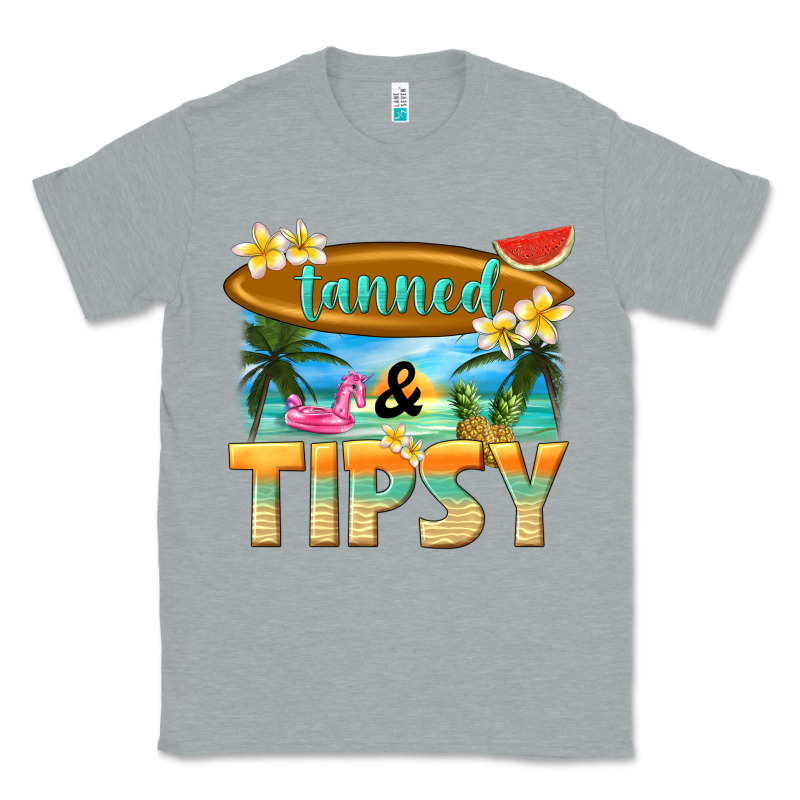 Tanned And Tipsy Classic Tee by texasbilliewilder | Teevron