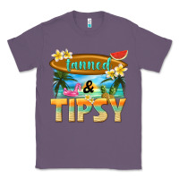 Lavender tanned and tipsy Classic Tee - texasbilliewilder