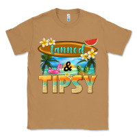 Toasted Coconut tanned and tipsy Classic Tee - texasbilliewilder