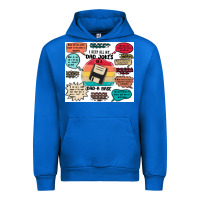 Cobalt ı keep all my dad jokes in a dad a base Urban Hoodie - MaliasSmallBusiness