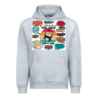 Heather Grey ı keep all my dad jokes in a dad a base Urban Hoodie - MaliasSmallBusiness