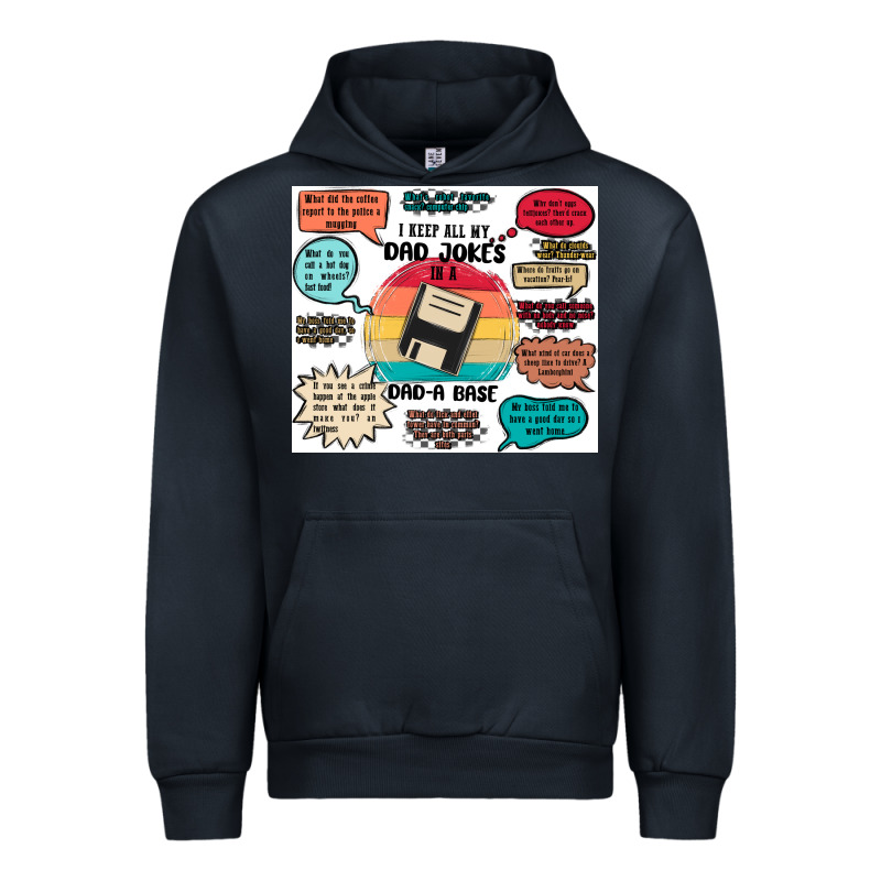 ı Keep All My Dad Jokes In A Dad A Base Urban Hoodie by MaliasSmallBusiness | Teevron