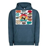 Pigment Midnight Navy ı keep all my dad jokes in a dad a base Urban Hoodie - MaliasSmallBusiness