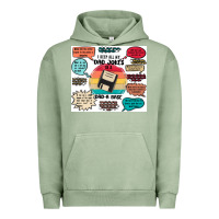 Pigment Oil Green ı keep all my dad jokes in a dad a base Urban Hoodie - MaliasSmallBusiness