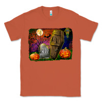 Copper headstone and coffin background Classic Tee - BundleAndBundleShop