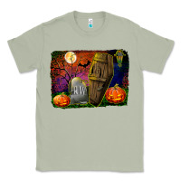 Matcha headstone and coffin background Classic Tee - BundleAndBundleShop