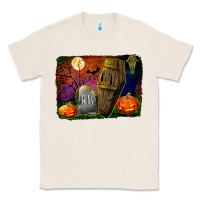 Natural headstone and coffin background Classic Tee - BundleAndBundleShop