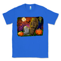 True Royal headstone and coffin background Classic Tee - BundleAndBundleShop