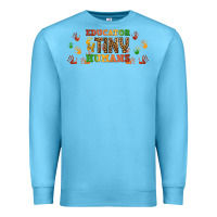 Ocean Blue educator of tiny humans libbey glass Premium Sweatshirt - BundleAndBundleShop