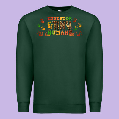 Educator Of Tiny Humans Libbey Glass Premium Sweatshirt Designed By Bundleandbundleshop